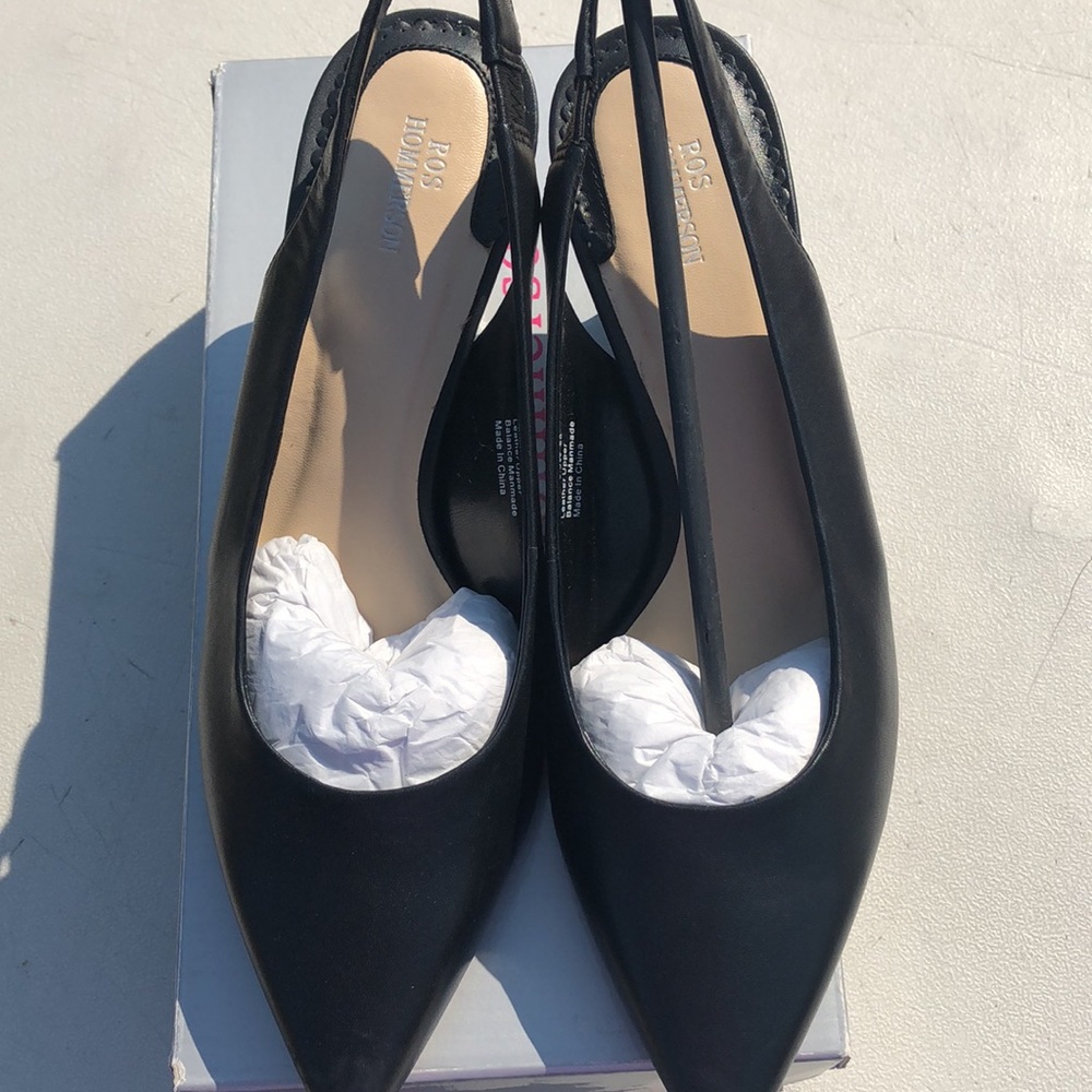Ros Hommerson Kaitlin Black Sling Back Heel. 8.5W